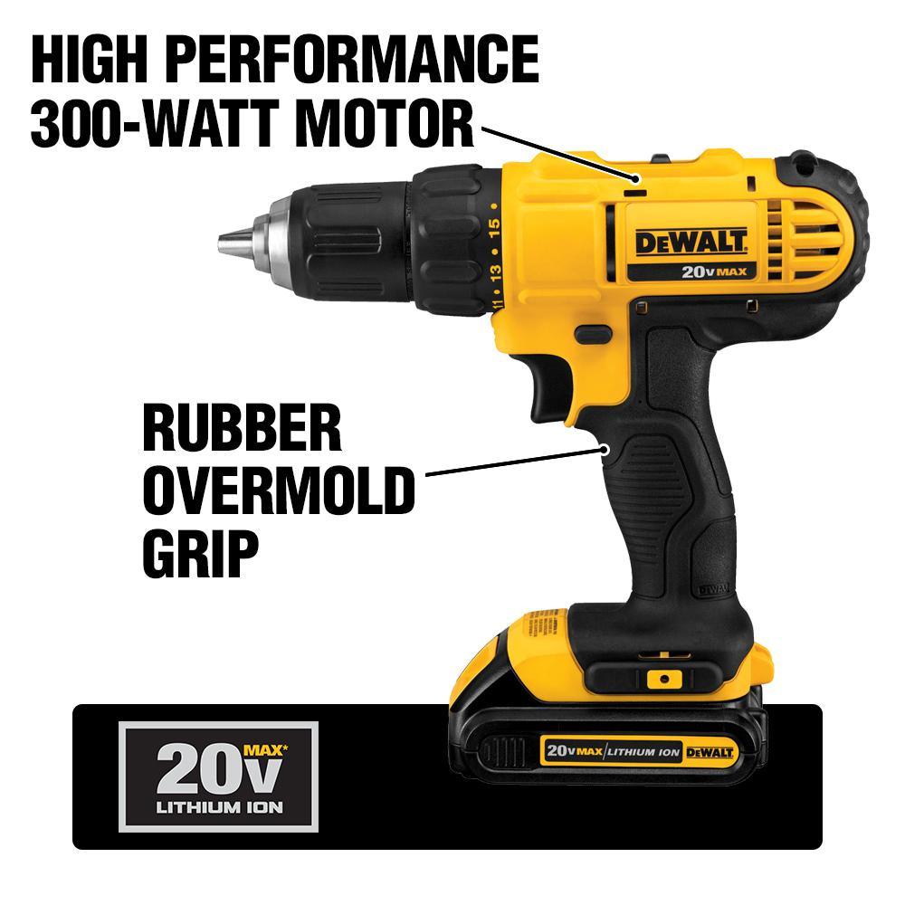 20-Volt Max Lithium-Ion Cordless Combo Kit (10-Tool) w/ (2) Batteries 2.0Ah, Charger & Tool Bag - Super Arbor