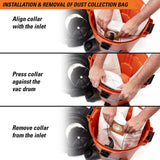 High-Efficiency Size A Dust Bags for 12 Gal. to 16 Gal. RIDGID Wet/Dry Vacs (2-Pack) - Super Arbor