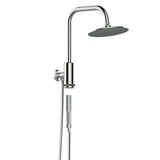 1-spray 8 in. Dual Shower Head and Handheld Shower Head with Low Flow in Brushed-Nickel - Super Arbor