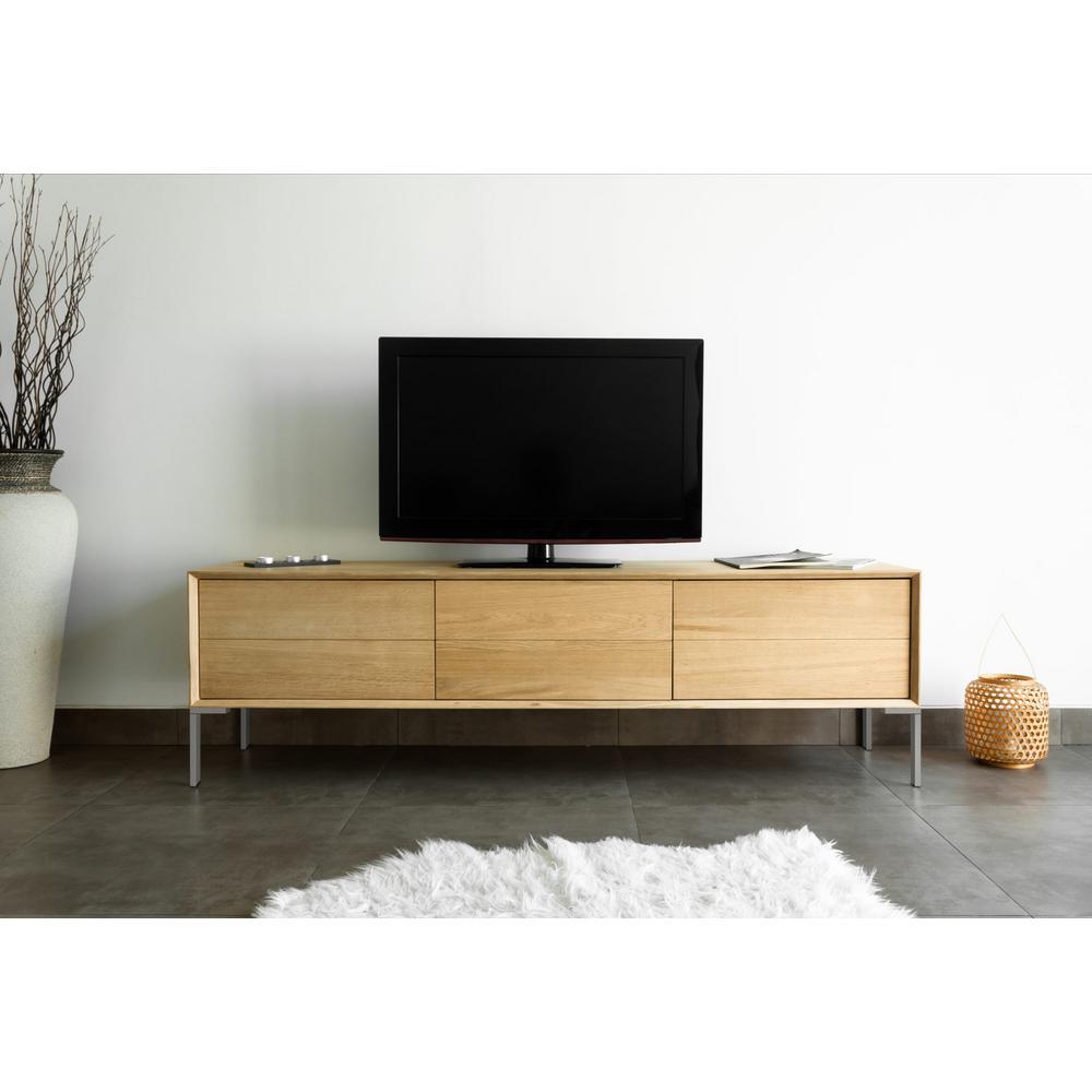 7-7/8 in. (200 mm) Dark Brown Adjustable Contemporary Versatile T or L Shaped Furniture Leg - Super Arbor