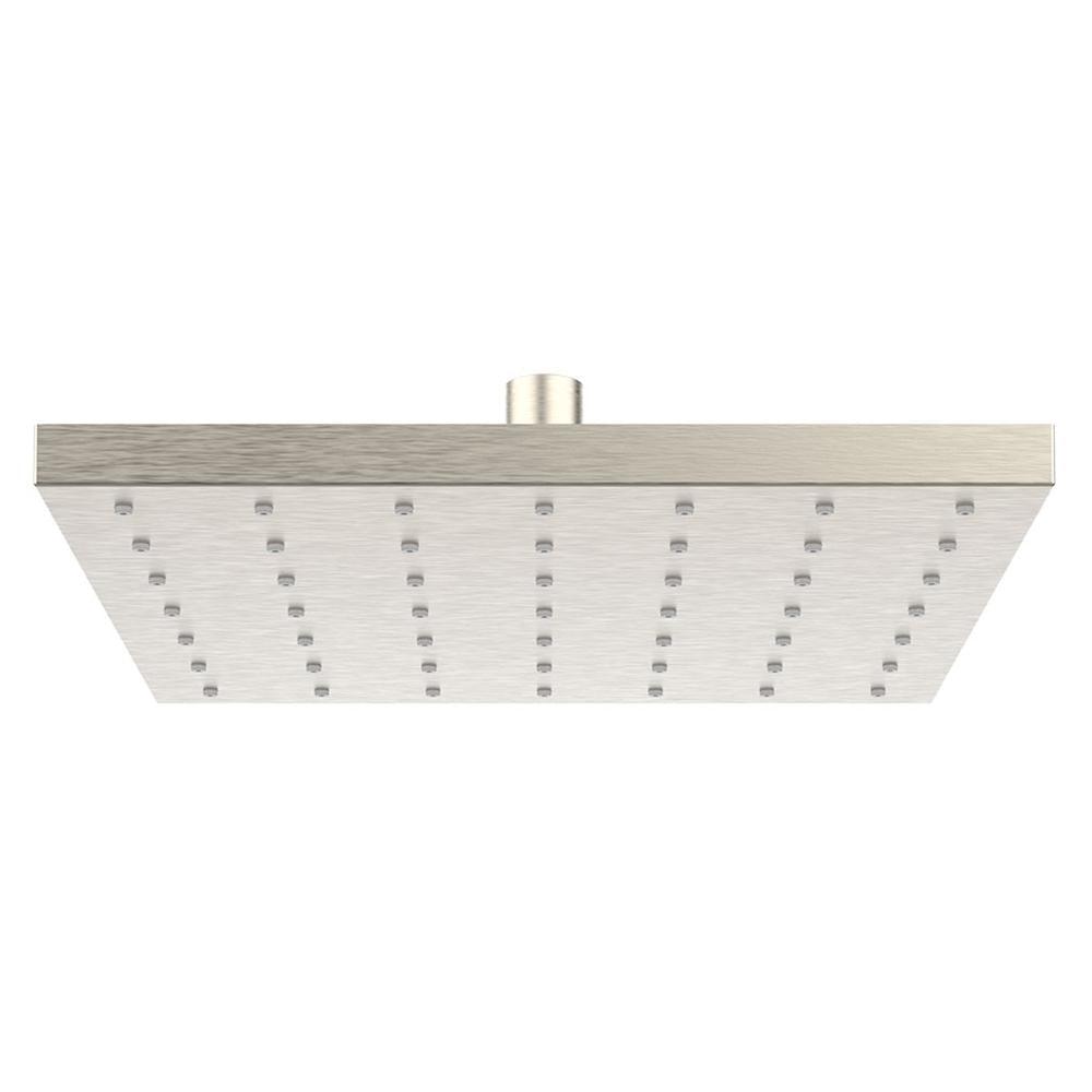 Fresh Square 1-Pattern 1.75 GPM 9.84 in. Ceiling Mount Shower Head with Dropless Technology in Chrome - Super Arbor