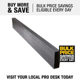 2 in. x 6 in. x 20 ft. Joist 16-Gauge Evolution Steel Black Deck Framing