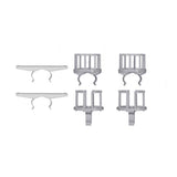 White Plastic Deck Rail 5 Piece Pack