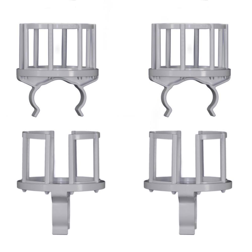 White Plastic Deck Rail 5 Piece Pack