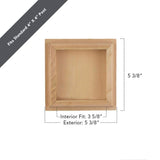 4 in. x 4 in. Hampton Flat Top Cedar Post Cap