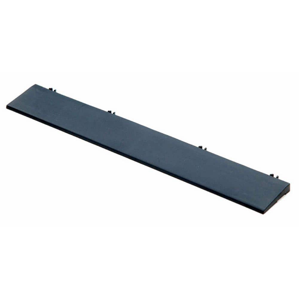 Bergo XL 0.39 in. x 2.5 in. x 1.24 ft. PVC Graphite Edge Trim Kit Set (10-Piece)