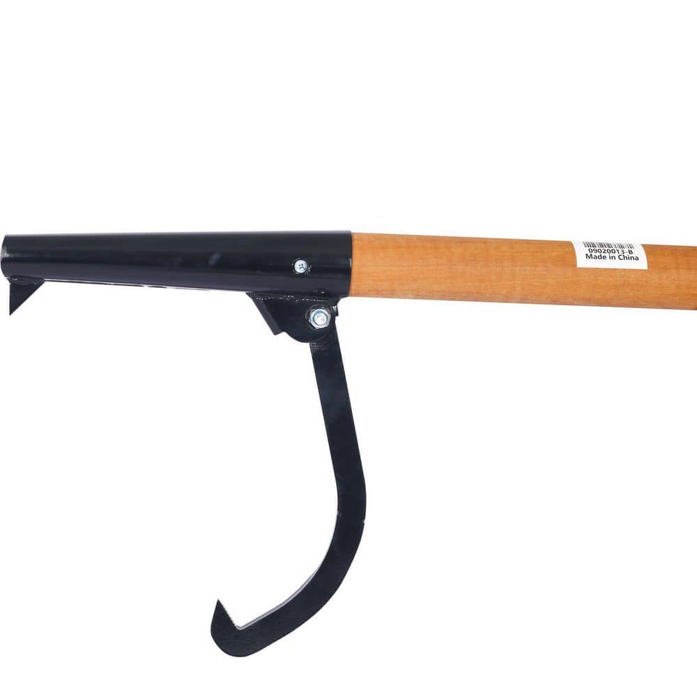 Log Peavy Cant Hook 48 in. Peavey Point Logging Tool Log Roller Tool 15 in. Opening