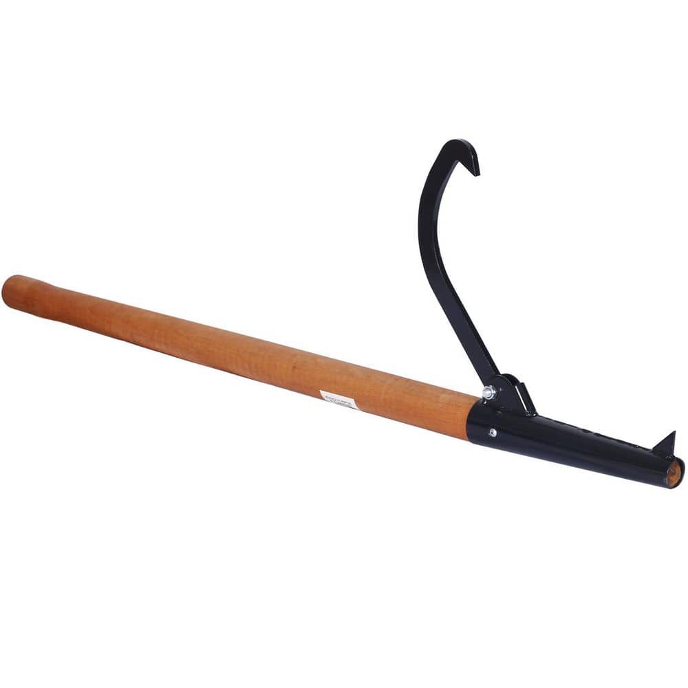 Log Peavy Cant Hook 48 in. Peavey Point Logging Tool Log Roller Tool 15 in. Opening
