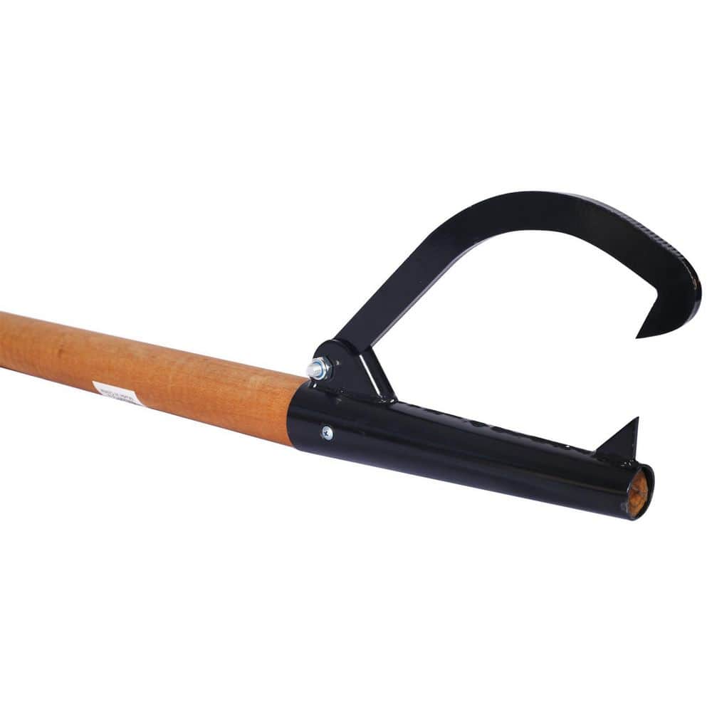 Log Peavy Cant Hook 48 in. Peavey Point Logging Tool Log Roller Tool 15 in. Opening