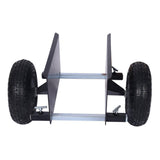 7.9 in. Lumber Transfer Panel Handbarrow Dolly with Pneumatic Wheels
