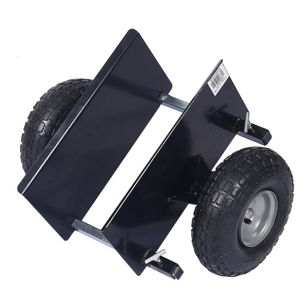 7.9 in. Lumber Transfer Panel Handbarrow Dolly with Pneumatic Wheels