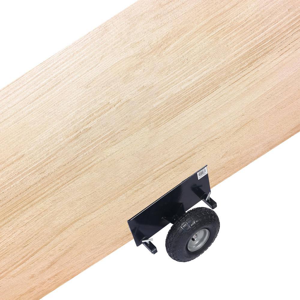 7.9 in. Lumber Transfer Panel Handbarrow Dolly with Pneumatic Wheels