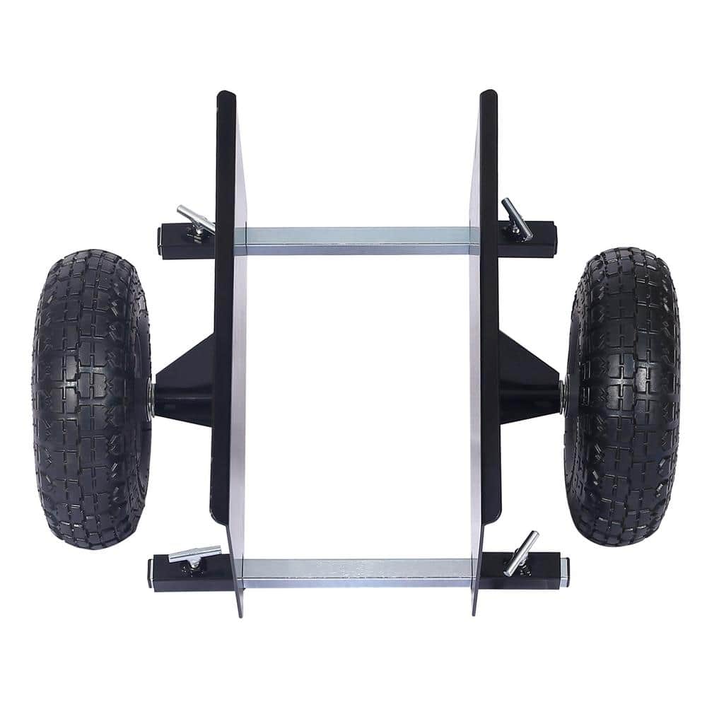 7.9 in. Lumber Transfer Panel Handbarrow Dolly with Pneumatic Wheels