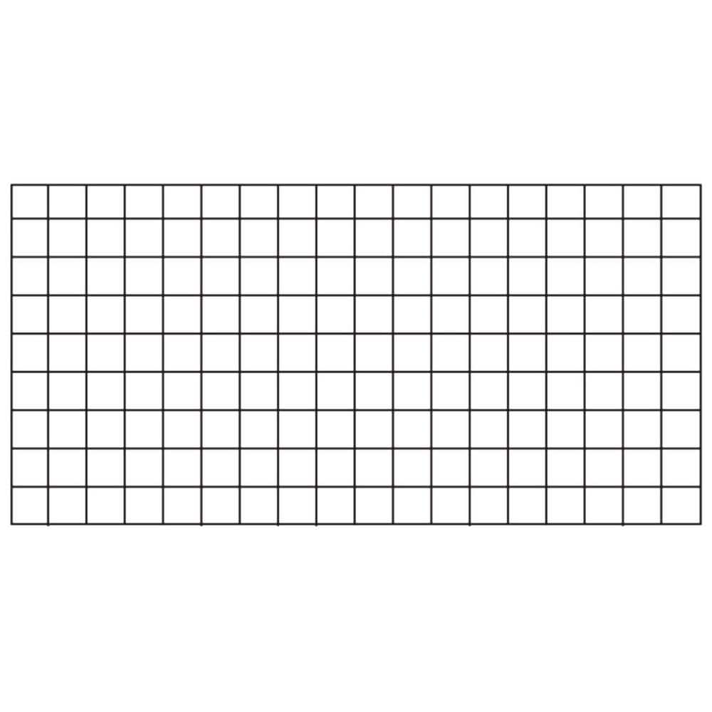 36 in. x 72 in. Wild Hog Black Metal Railing Panel (5-Pack)