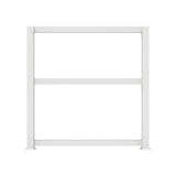 6 ft. x 6 ft. White Full Privacy Railing Panel Kit