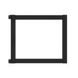 42 in. Matte Black Aluminum Privacy Rail Gate Kit