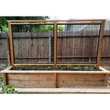36 in. x 96 in. Wild Hog Black Metal Railing Panel