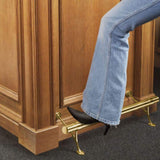 Polished Brass Flush End Cap for 2 in. Outside Diameter Tubing