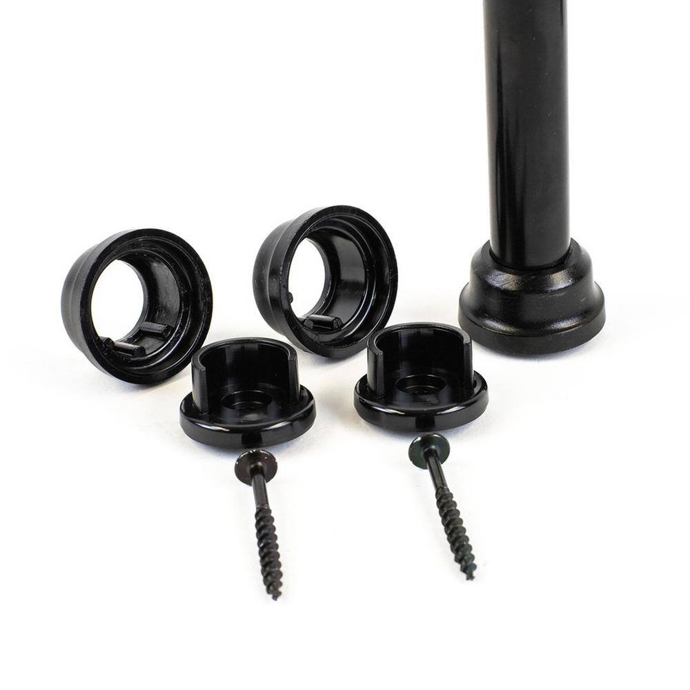 31 in. Snap and Lock Polycarbonate with Aluminum Baluster Kits Round (Case with 10 Kits)