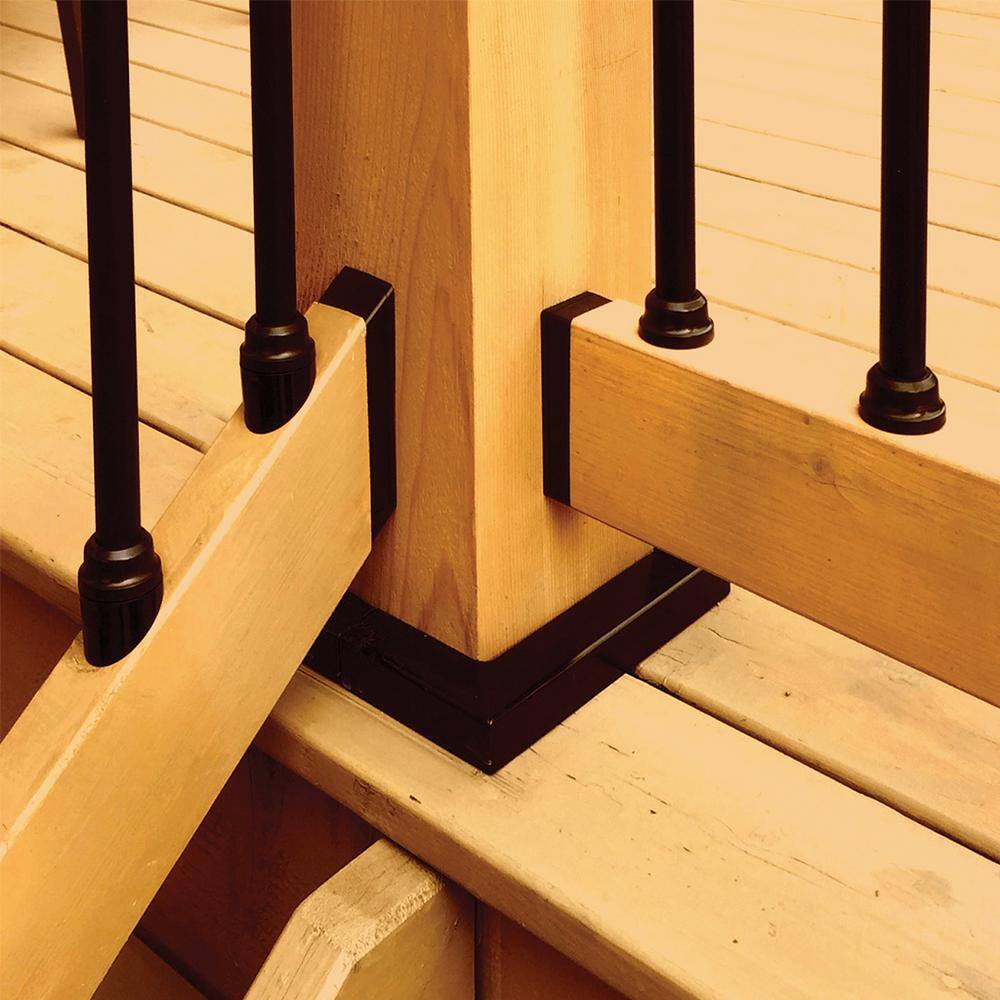 25 in. Snap and Lock Polycarbonate with Aluminum Baluster Kits Square (Case with 10 Kits)