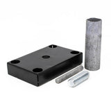 4 in. x 6 in. Steel Compression Post Base