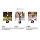 5.5 in. x 5.5 in. Steel Post Saddle