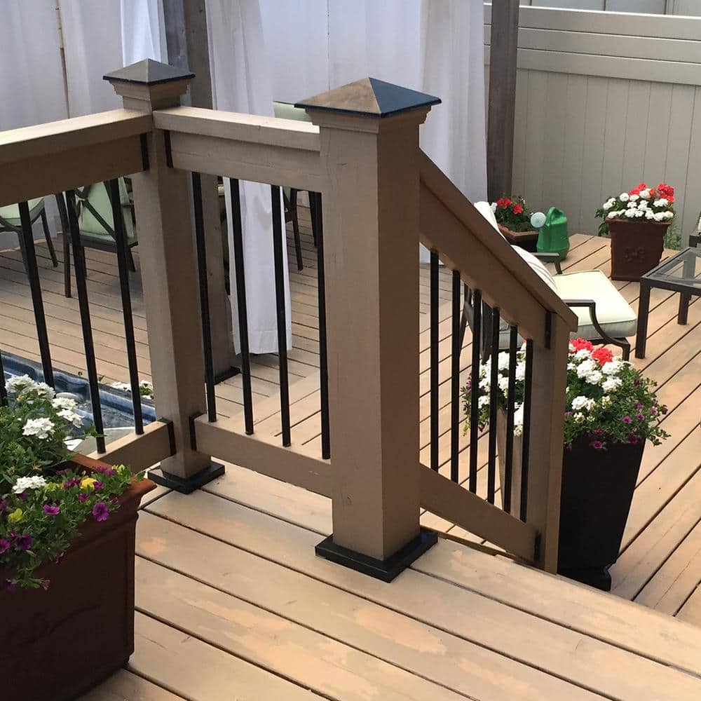 4 in. x 4 in. Steel Post Anchor for Wood