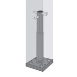 4 in. x 4 in. Steel Structural Post Anchor for Wood