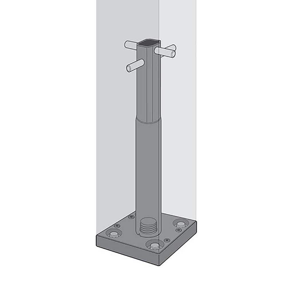 8 in. x 8 in. Steel Structural Post Anchor for Wood