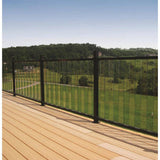 Al13 Home Pure View 6 ft. W x 1.3 in. H Matte White Stair Rail for Glass Panel (Pair)
