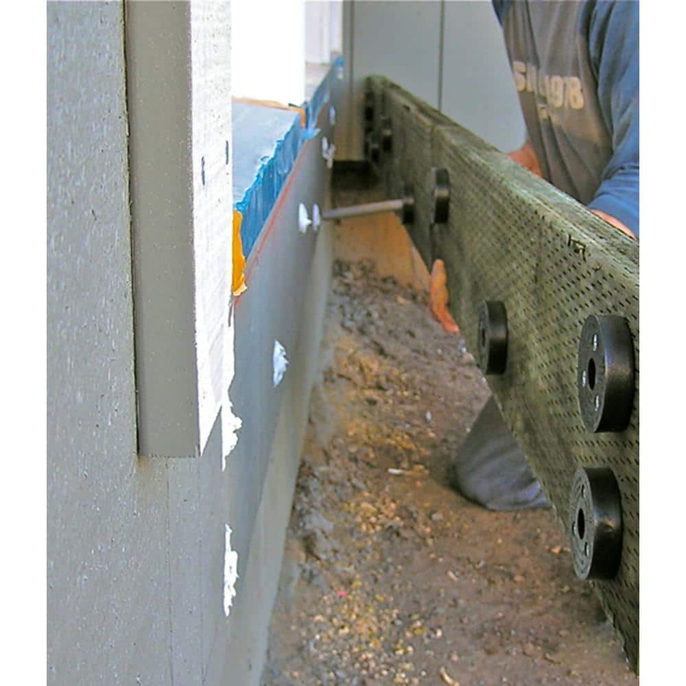 Deck2Wall Spacer Black Polypropylene Spacer 2-1/2 in. Diameter 5/8 in. Thick 12 Per Bag