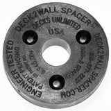 Deck2Wall Spacer Black Polypropylene Spacer 2-1/2 in. Diameter 5/8 in. Thick 12 Per Bag