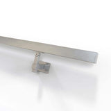 Square Magnetar 2.5 in. Stainless Steel Handrail Wall Bracket