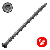 DeckLok #10 x 2-3/4 in. Star Drive Self-Countersinking Flat Head ACQ Compatible Flint Composite Deck Screws (75-Piece)
