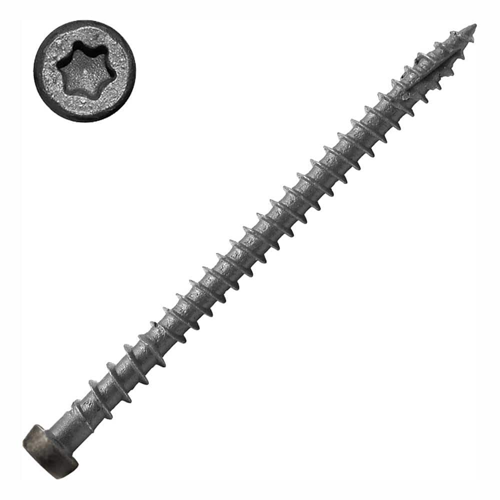 DeckLok #10 x 2-3/4 in. Star Drive Self-Countersinking Flat Head ACQ Compatible Gravel Path Composite Deck Screws (75 per Pack)