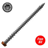 DeckLok #10 x 2-3/4 in. Star Drive Self-Countersinking Flat Head ACQ Compatible Rosewood Composite Deck Screws (1750 per Pack)