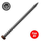 DeckLok #10 x 2-3/4 in. Star Drive Self-Countersinking Flat Head ACQ Compatible Redwood Composite Deck Screws (75 per Pack)