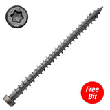 DeckLok #10 x 2-3/4 in. Star Drive Self-Countersinking Flat Head ACQ Compatible Gray Composite Deck Screws (1750 per Pack)