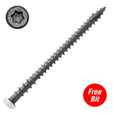 DeckLok #10 x 2-3/4 in. Star Drive Self- Countersinking Flat Head ACQ Compatible White Composite Deck Screws (350-Piece)