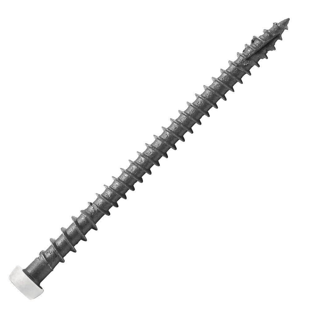 DeckLok #10 x 2-3/4 in. Star Drive Self- Countersinking Flat Head ACQ Compatible White Composite Deck Screws (350-Piece)