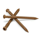 DECKMATE 10 x 2-1/2 in. Brown Pan-Head Composite  Deck Screws 5 lbs.-Box (371-Piece)