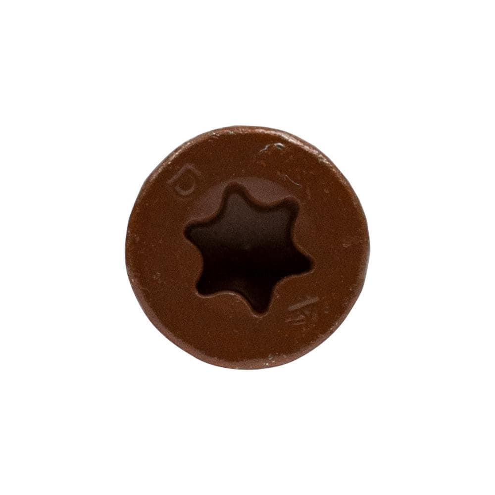 DECKMATE 10 x 3 in. Red Star Pan-Head Composite Deck Screws 5 lbs.-Box (310-Piece)