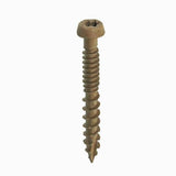 DECKMATE #8 x 1-5/8 in. Coarse Brown Polymer-Plated Steel Star--Drive Composite Deck Screws (1 lb. per Box)