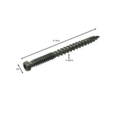 DECKMATE #9 x 2-1/2 in. Gray Star-Drive Pan-Head Coarse Composite Deck Screw 10 lbs. box (729 pcs)