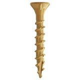 DECKMATE #8 x 1-1/4 in. Tan Exterior Self-Starting Star Drive Flat Head Wood Screws 5 lbs box (325 pcs)