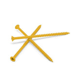 DECKMATE #10 x 4 in. Tan Star Flat Head Square Drive Deck Screw 1 lb.-Box (44-Piece)