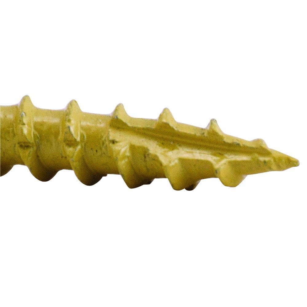 DECKMATE #9 x 3 in. Tan Star Flat-Head Wood Deck Screw 10 lbs.-Box (730-Piece)