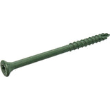 DECKMATE #9 x 3 in. Green Exterior Self-Starting Star Flat-Head Wood Deck Screws 25 lbs box (1543 pcs)