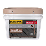 DECKMATE #9 x 3 in. Star Flat-Head Wood Deck Screws 25 lbs box (1543 pcs)