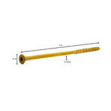 DECKMATE #10 x 5 in. Star Flat-Head Wood Deck Screws (50-Count)